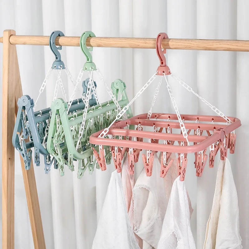Clothes Drying Hanger with 32  - огляд і ціна Baby Clothing Hanging Rack