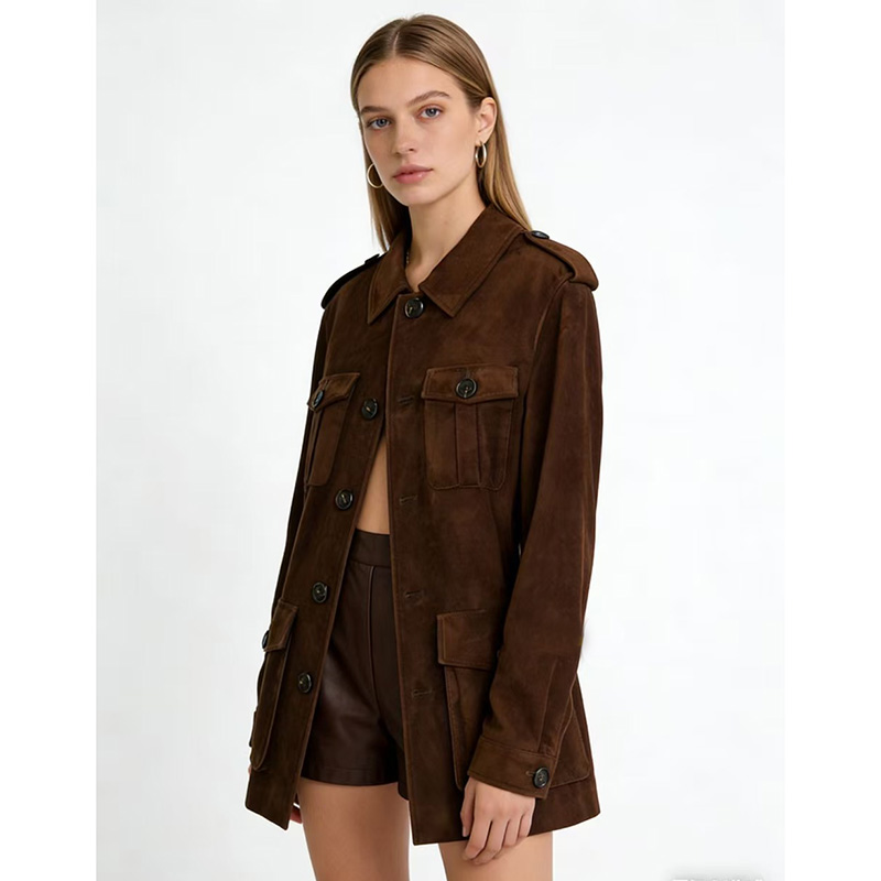 Brown Vintage Kid Suede Leathe - огляд і ціна Baby Clothing High End