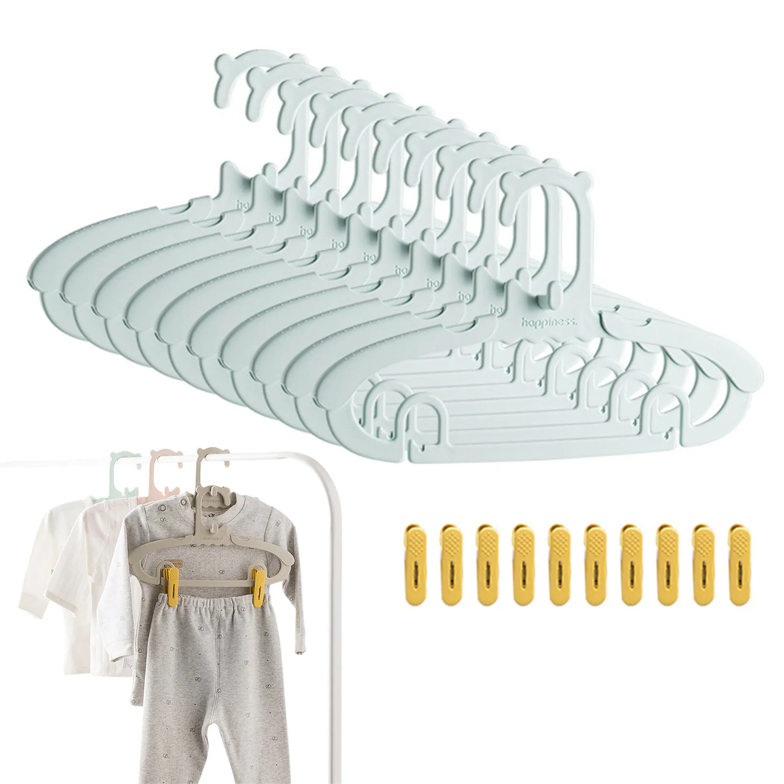 Adjustable Kids Clothes Hanger - огляд і ціна Baby Clothing Hanging Rack