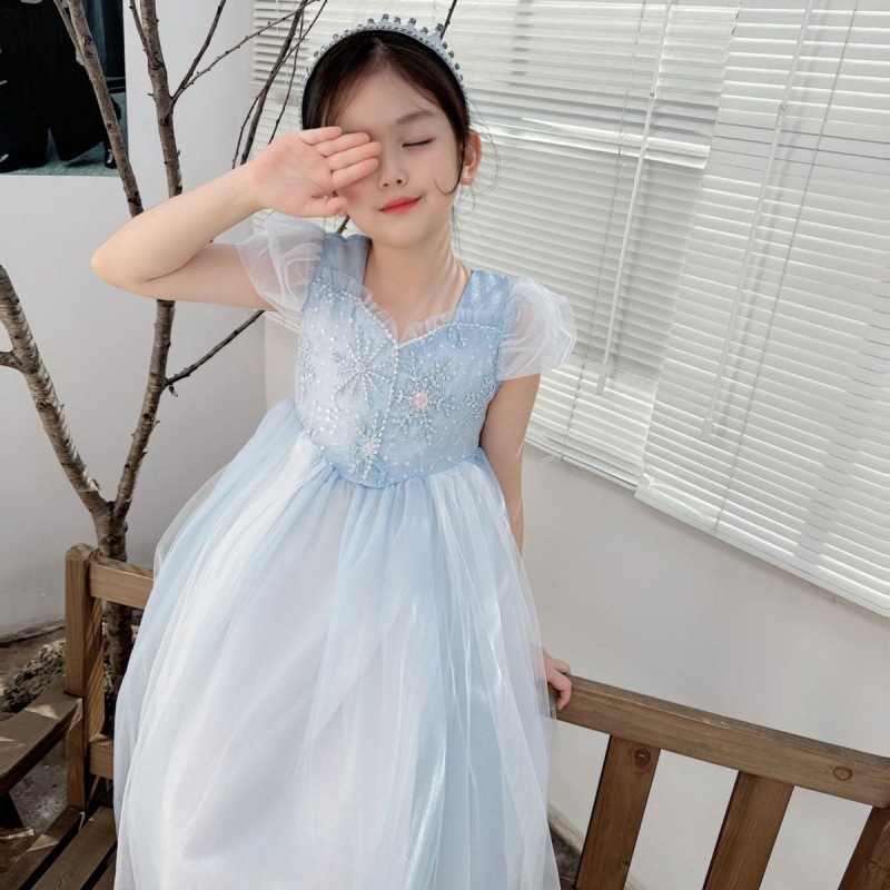Embroidered Elsa Girls Dress f - огляд і ціна Baby Clothing Dresser